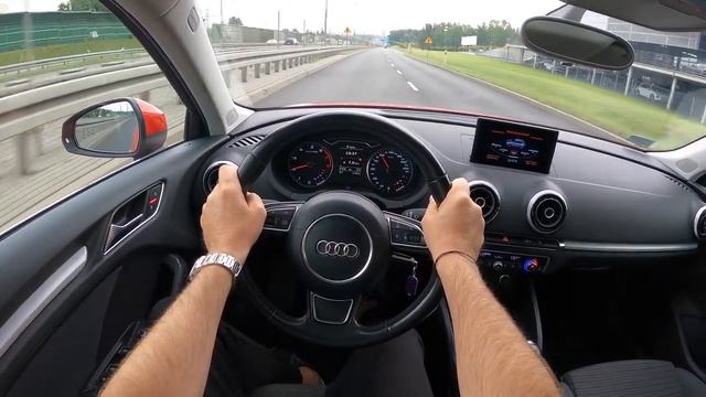 2015 Audi A3 8V Sportback 1 4 TFSI 125HP 0 100 Test Drive смотреть онлайн