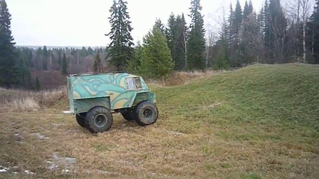 Вездеход Витязь на мостах уаз. смотреть онлайн