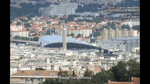 #107. Футбольный стадион Stade Velodrome (Франция) смотреть онлайн