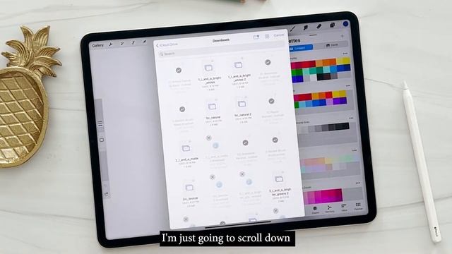 How to Import a New Color Palette into Procreate for iPad + Free Color Palette смотреть онлайн