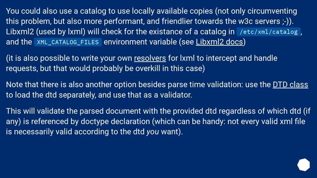 Validating XML with DTD fails to import entity using lxml смотреть онлайн