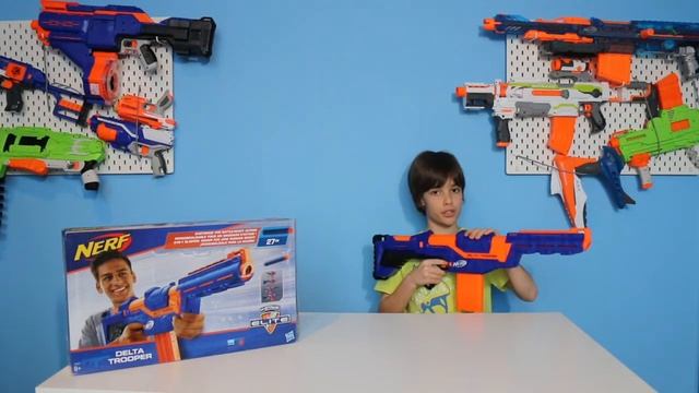 Обзор Nerf Elite Delta Trooper/Обзор Нерф Дельта Трупер смотреть онлайн