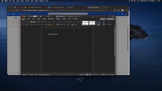 Using Office 365 from a Mac смотреть онлайн