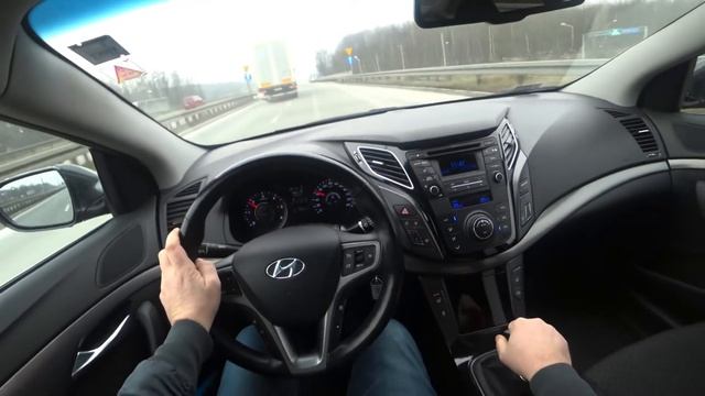 Hyundai i40 1.7 CRDi 141HP 2017 4K POV Test Drive смотреть онлайн