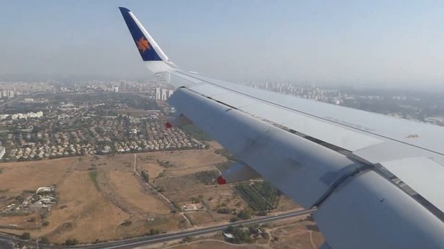 ISRAIR Airbus A320 pousando em Tel Aviv em Israel - Israir Airbus A320 Landing in Tel Aviv смотреть онлайн
