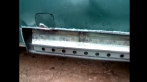Газель  Замена порогов под бензобаком 2