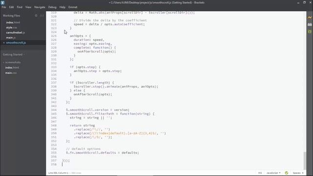 How to make the smooth scroll Effect with Navigation menu in website using HTML CSS JS - Very Easy смотреть онлайн