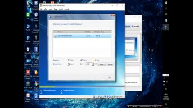 วิธีการลง Windows 7 ในโปรแกรม Oracle VM VirtualBox смотреть онлайн