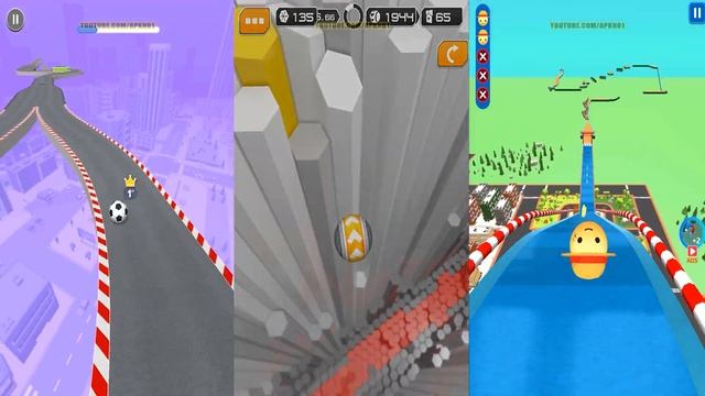 Going Balls VS GYRO BALLS VS Sky Rolling Balls Speed Run - All Levels Gameplay Android iOS Ep 1 смотреть онлайн