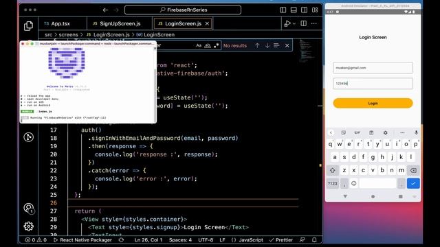 #5 Firebase Authentication, Easy Login for Your App | React Native Firebase Series смотреть онлайн