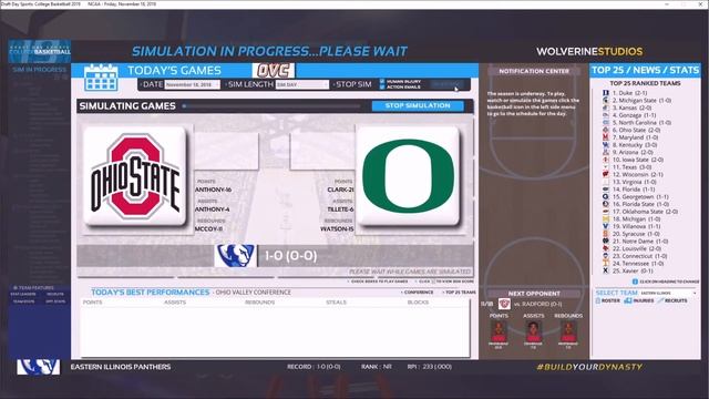Draft Day Sports College Basketball; Career Mode EP1 смотреть онлайн