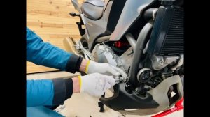 HONDA NC700X / NC 750 установка передних дуг / защиты