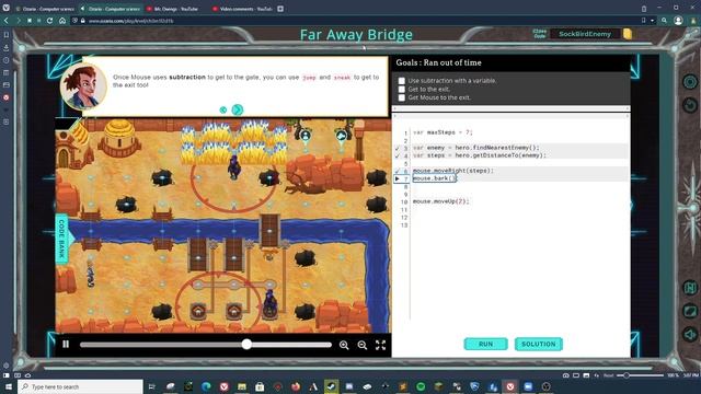 Ozaria - Javascript - Chapter 3 - Module 1 - Far Away Bridge смотреть онлайн