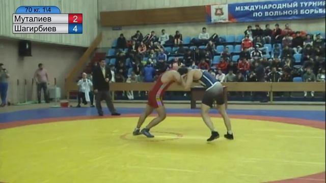 70 кг. Юсуф Муталиев - Беслан Шагирбиев. Четвертьфинал смотреть онлайн