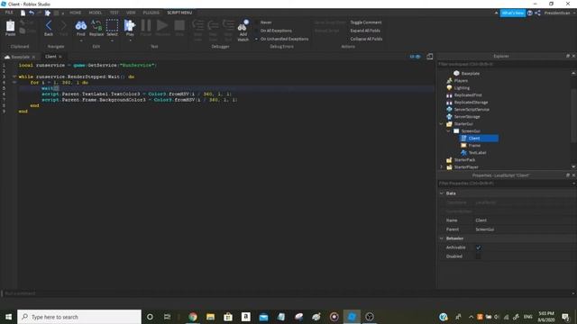 HOW TO MAKE AN OBJECT IN RAINBOW COLOR IN ROBLOX STUDIO? смотреть онлайн