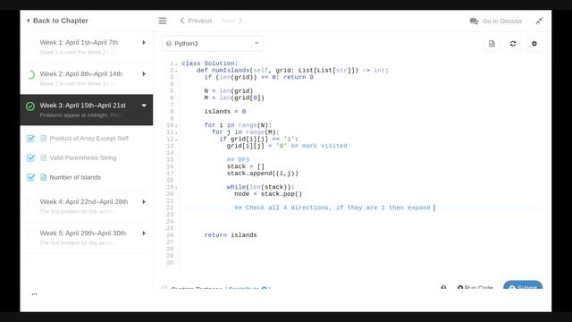 [Medium] Number Of Islands #Leetcode смотреть онлайн