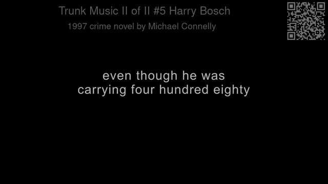 Trunk Music II Of II #5 Harry Bosch  ?? CC ⚓  By Michael Connelly 1997