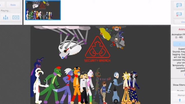 fnaf sb Characters in stick nodes! смотреть онлайн