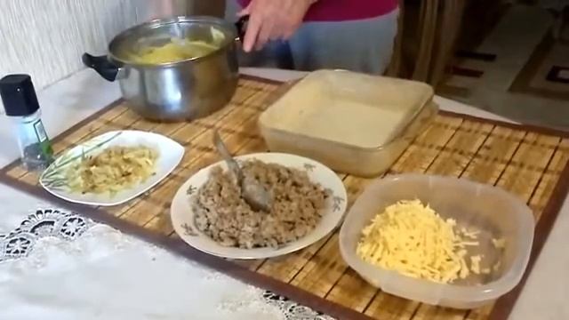 Запиканка из картошки и из фарша смотреть онлайн