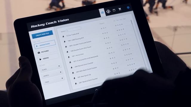 Hockey Drills Animated with 3D view - Hockey Coach Vision overview смотреть онлайн