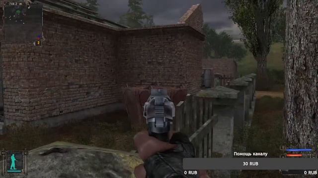 Играю в S.T.A.L.K.E.R.: Тень Чернобыля #2 (Linux Mint 20.2, PortProton)