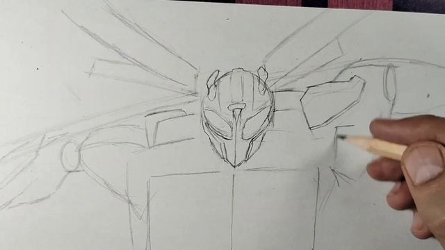 How To Draw BUMBLEBEE /From Transformers : RiseoftheBeasts