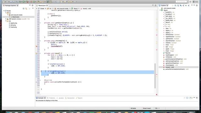 [Java] Create a Snake with Swing and Java 2D - Part 4 смотреть онлайн