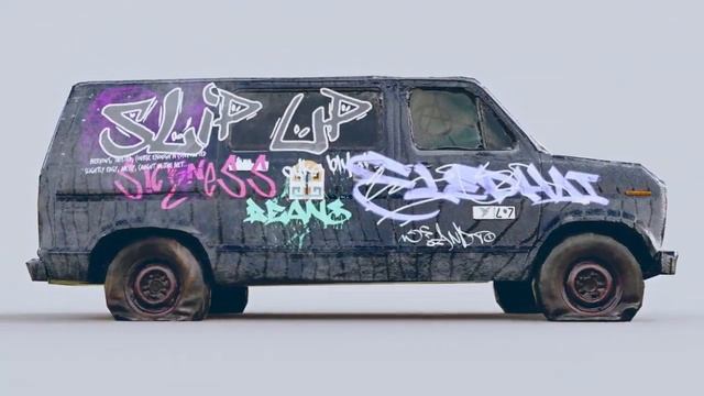 Graffiti Van (Free 3d Model) смотреть онлайн