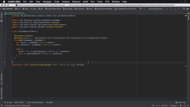 Writing a custom Source for Parameterized Tests in JUnit 5 смотреть онлайн