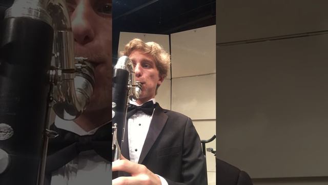 Tchaikovsky-Violin Concerto in D; 1st Mvt, Bass Clarinet Cam смотреть онлайн