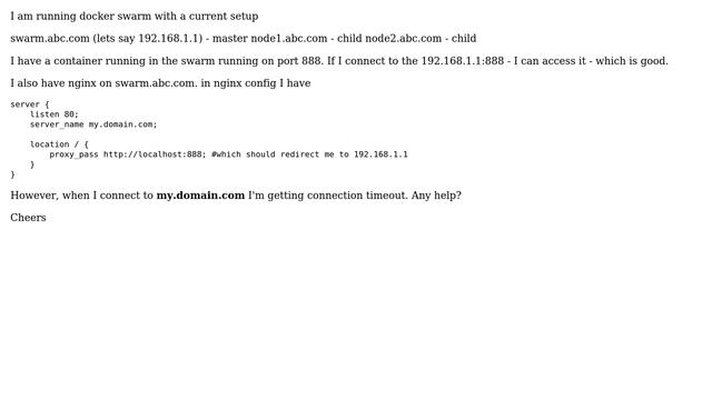 DevOps & SysAdmins: Docker swarm - centOS - nginx смотреть онлайн