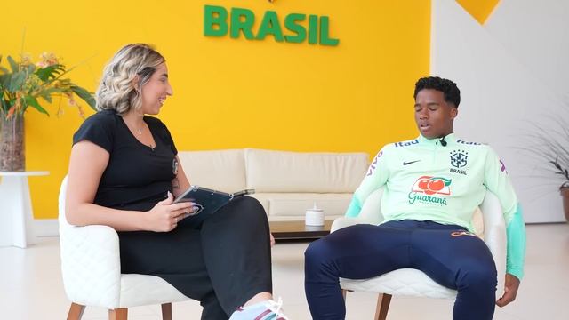 ENDRICK FALA SOBRE PALMEIRAS, SELEÇÃO BRASILEIRA, REAL MADRID E... MODA смотреть онлайн