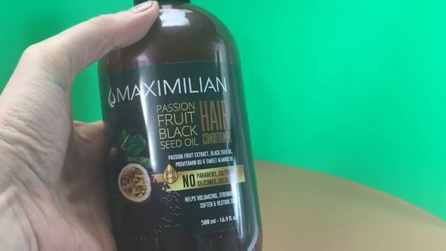 Maximilian Passion Fruit Black Seed Oil Curly Hair Shampoo and Conditioner Set | Dealipa - Amazon смотреть онлайн