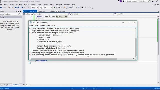 VB.NET Menggunakan database MYSQL phpmyadmin смотреть онлайн