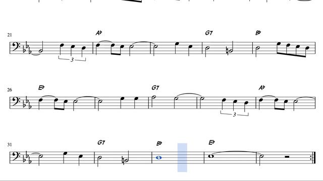 No puedo vivir sin ti Partitura Fácil Clave de Fa Chelo Trombón Fagot Bombardino смотреть онлайн
