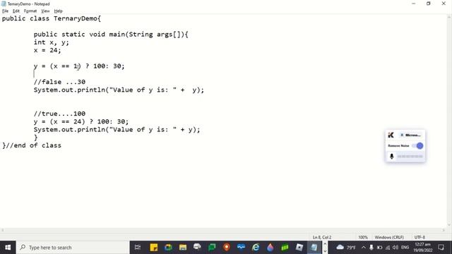 Ternary Operator in Java смотреть онлайн