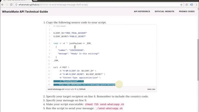 Demo: Sending WhatsApp message from your application (Outdated) смотреть онлайн