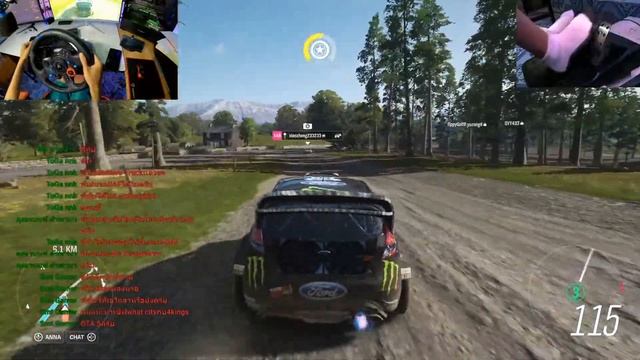 Forza Horizon 4 logitech g29?live นักซิ่งทางดิน Ford Fiesta ST RX43 смотреть онлайн
