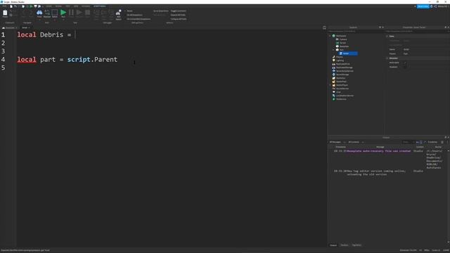 Destroy Parts with Scripts in Roblox Studio смотреть онлайн