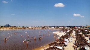 СОЛЬ ИЛЕЦК. Солёные озёра. Обзор пляжа. Сколько отдыхающих на Соль Илецком Курорте