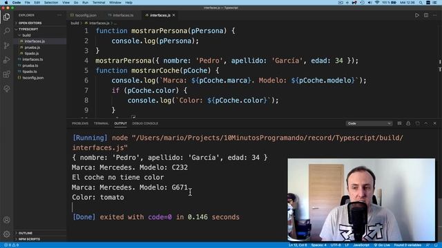 Introducción a Typescript II: Interfaces смотреть онлайн