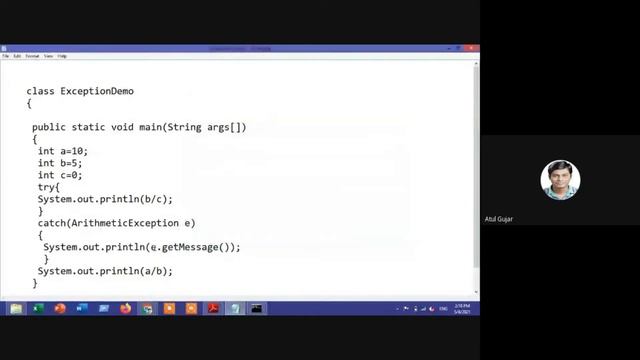 lecture 14 - Exception Handling, Types of Exception, Exceptions vs Errors смотреть онлайн