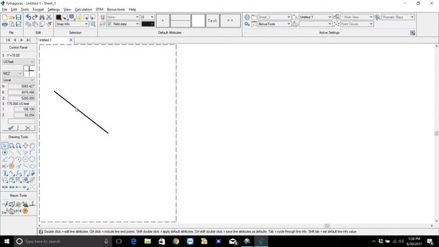 Pythagoras- setting points with bearings and distances смотреть онлайн