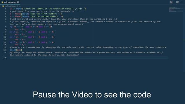 VS Code Beginner Python Tutorial | Making a simple calculator using python смотреть онлайн