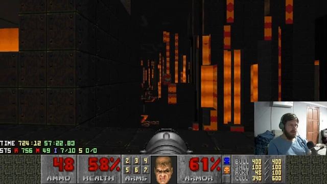 Doom 2 Sunder Map 13 Obsidian Nightmare part four смотреть онлайн