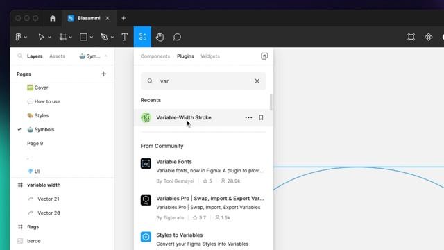 How to Create Variable Width Strokes in Figma [Plugin] смотреть онлайн