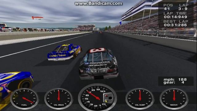 NASCAR Revolution (PC) Race #7 Gameplay (Dale Earnhardt Sr.) (Atlanta) (9 Laps) смотреть онлайн