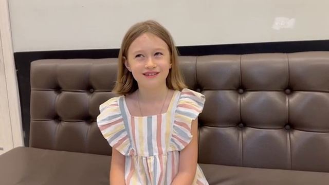 Видео Миланьи Аносовой, 7 лет смотреть онлайн