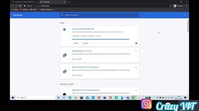 How to Download and Install PyCharm 2020.2.3 on Windows 8 / 7 / 10 | Crazy VITians смотреть онлайн