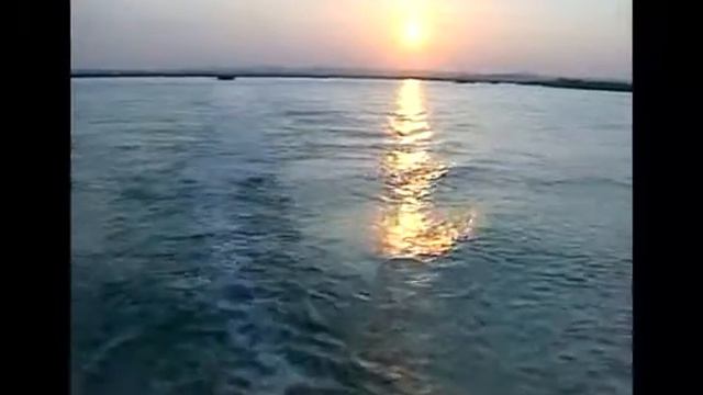 Река закат солнца зарисовка смотреть онлайн